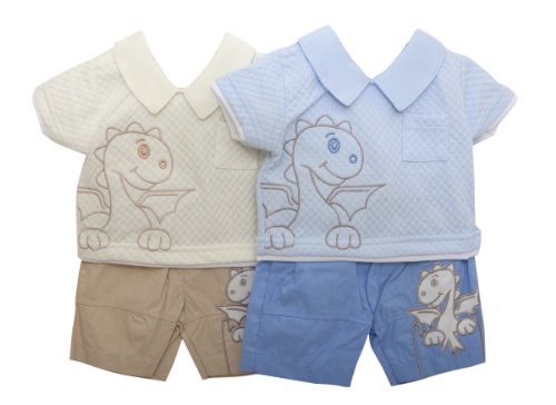 Baby Boys Clothing Set, Dragon Design Short Sleeve 