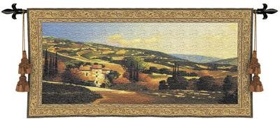 Tapestry Wall Hanging My Villa in Tuscany by Max Hayslette [Kitchen]