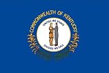 Valley Forge Nylon Kentucky State Flag, measurs 3-Foot x 5-Foot