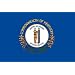 Valley Forge Nylon Kentucky State Flag, measurs 3-Foot x 5-Foot
