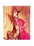 Balenciaga Dress - Regine - Vogue 1950 fine art print by Norman Parkinson, 80cm x 60cm