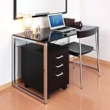 ワークデスク デザイン 高い質感のおしゃれな パソコンデスク ブラック ＜アマゾン店で大ヒット中＞ 100-DESK039BK