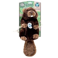AKC Green Planet Beaver Large Squeak Toy Jakks Pacific