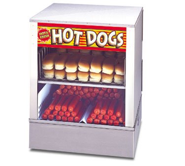 APW DS-1A Hot Dog Steamer with Bun Steamer Merchandiser