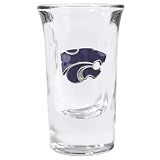 Bergamot Kansas State Wildcats Fluted Shot Glass Set of 2