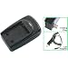 Digital Camera Battery AC/DC Charger for Canon NB4L, NB-4L
