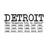 Detroit, Most Dangerous City Bib and Onesie