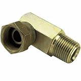 Buyers 1/2in. F NPSM x 1/2in. M NPTF 90 Degree Swivel Adapter