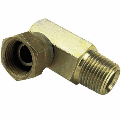Buyers 90 Degree Swivel Adapter - 3/8in. F NPSM x 3/8in. M NPTF
