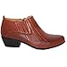SHOE ARTISTS Bossman Brown 2 Inch Cuban Heel Ankle Boot