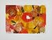 Yellow, Vermilion World Culture Art Poster Print by Ernst Wilhelm Nay, 31x24