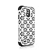 Ballistic AP1157-A085 Aspira Flowers Pattern Case for Samsung Galaxy S4 - 1 Pack - Retail Packaging - Flowers White/Black