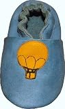 Tibet PLATEAU soft sole infant full grain baby shoes SUEDE yellow balloon blue