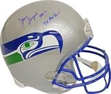 Steve Largent Autographed/Hand Signed Seattle Seahawks Full Size TB Replica Helmet HOF 95 & 7 X Pro at Amazon.com