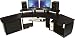 Omnirax OmniDesk Audio/Video Editing Workstation - Black