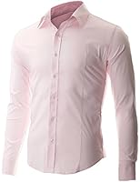 FLATSEVEN Men's Casual Button Down Shirt