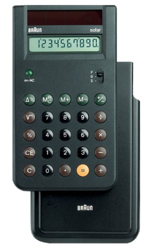 Braun ETS 77 solar Taschenrechner