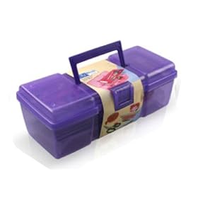 Sewing Kit Tool Box Purple