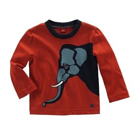 Tea Collection Long Sleeve Elephant Tee