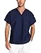 Landau Scrub Zone Unisex Relaxed Fit 1-Pocket V-Neck Scrub Top 71221 Navy