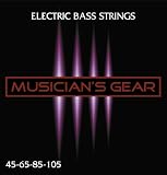 Musician's Gear Electric 4-String Nickel Plated Steel Bass Strings