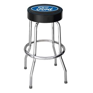Ford-Blue-Oval-Garage-Stool