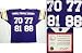 Carl Eller, Jim Marshall, Alan Page and Gary Larsen - Purple People Eaters - Autographed Purple Custom Jersey