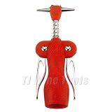TJ Wing Corkscrew Wine Opener Red