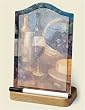 Memo Board ~ Wine and Cheese ~ dry-erase glass board ~ with marker ~ code 252