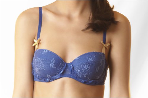Verdissima Rete Pois Lace Balconnette Bra