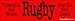Rugby-Trample The Weak, Hurdle the Dead - funny bumper stickers (Medium 10x2.8 in.)