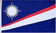 Marshall Islands National Country Flag - 3 foot by 5 foot Polyester (New)