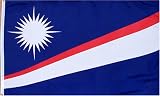 Marshall Islands National Country Flag - 3 foot by 5 foot Polyester (New)