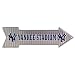 Yankee Stadium Metal Arrow Sign