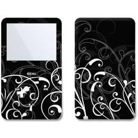B&W Fleur Design iPod classic 80GB/ 120GB Protector Skin Decal Sticker