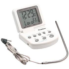 Polder Cooking Thermometer with Timer and Clock by Polder