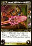 World of Warcraft Hunt for Illidan Single Card Tirisfal Wand of Ascendancy #230 Uncommon