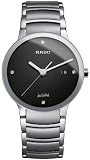 Rado Centrix Jubile Black Diamond Dial Stainless Steel Mens Watch R30927713