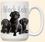 Black Lab Puppy Puppies Large 15oz Ceramic Mug