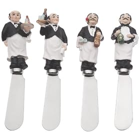 4-Piece Guy Buffet Waiters Spreader Set by Boston Warehouse