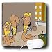 Londons Times Funny Animals Cartoons - Bad Snakes Cobra Youth - Mouse Pads