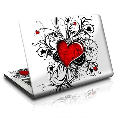 My Heart Design Skin Decal Sticker for Apple MacBook PRO 13