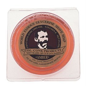 Col. Conk Amber Glycerine Shave Soap