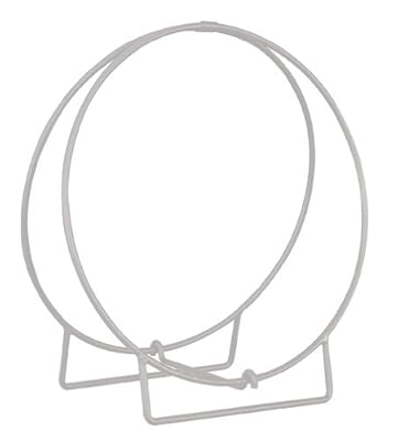 UniFlame 36-Inch Stainless Steel Log Hoop with 1/2-Inch Solid Stock