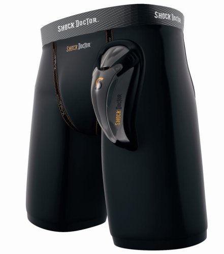 Shock Doctor Men's Power Compression Short with BioFlex Cup