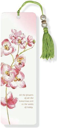 Peter Pauper Pr Orchid Beaded Bookmark