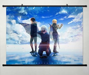 Home Decor Anime Aldnoah Zero Slaine Troyard / Asseylum Vers Allusia Wall Scroll Poster Fabric Painting 23.6 x 17.7 Inches -012