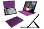 MiTAB - Housse/Etui � rabat en cuir bycast violet, avec stand � angles multiples pour iPad 3, le nouveau iPad 3�me g�n�ration & Ipad4 4�me G�n�ration avec affichage �cran en r�tine.