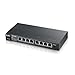 ZyXEL 8-Port Gigabit Ethernet Unmanged PoE Switch [4-Ports with 75 watt Budget] - Fanless Design [GS1100-8HP]