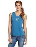 Life is good Women's Crusher Good Natured Short Sleeve T-Shirt, X-Large, River Blue